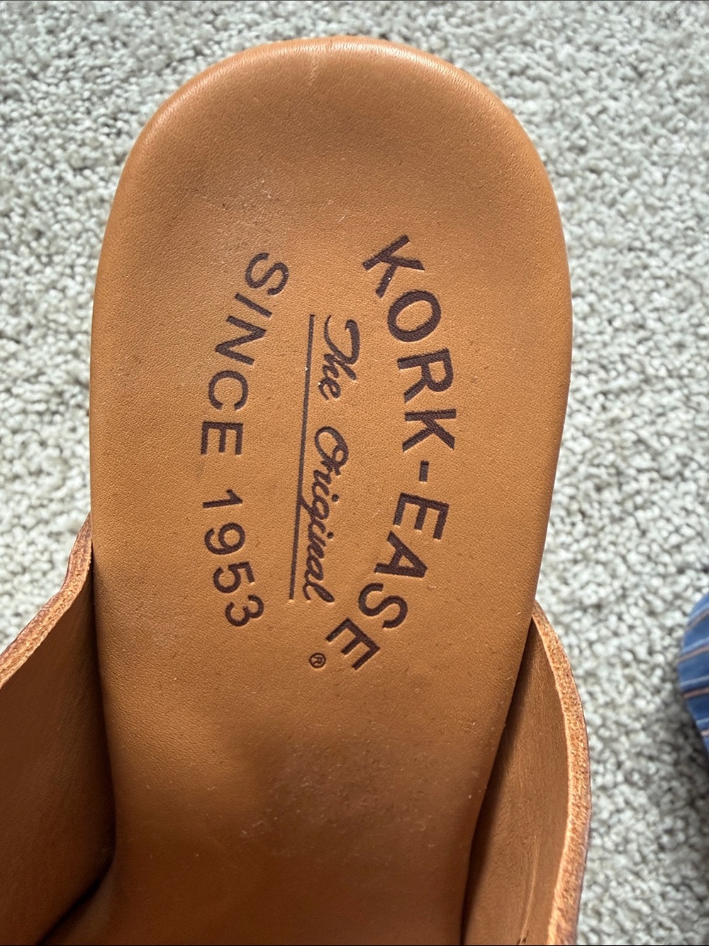 Kork-Ease Brown Leather Studded Platform Clogs - Picture 2 of 6